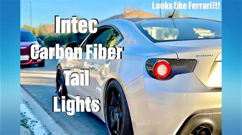 intec carbon fiber tail light frs